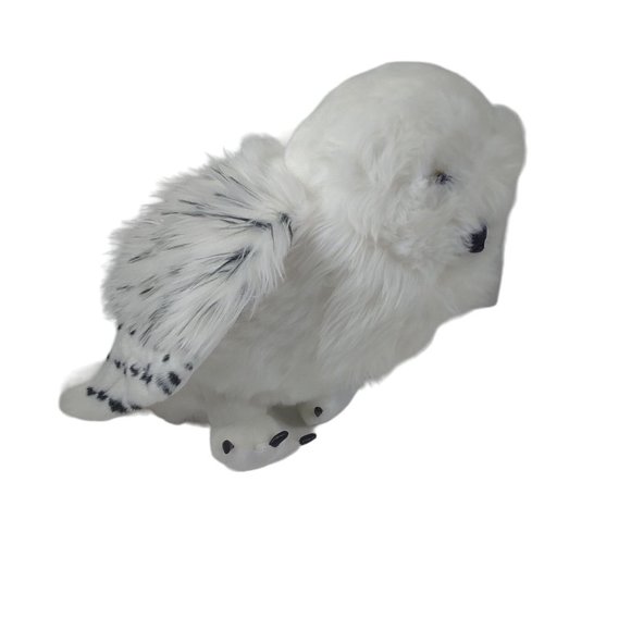 Harry Potter Hedwig the Owl Plush by The Noble Collection 17" White/Black - Picture 2 of 10